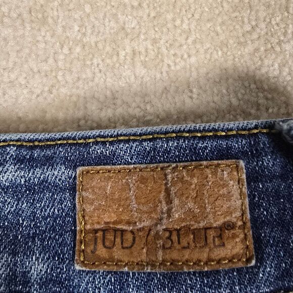 Judy Blue Jeans Women Size 16W Destroyed Slim Fit Dark Wash Style JB82204DK - Picture 5 of 5